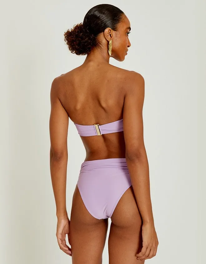 Adjustable High Waist Bikini Bottom Dahlia, Lenny Cut