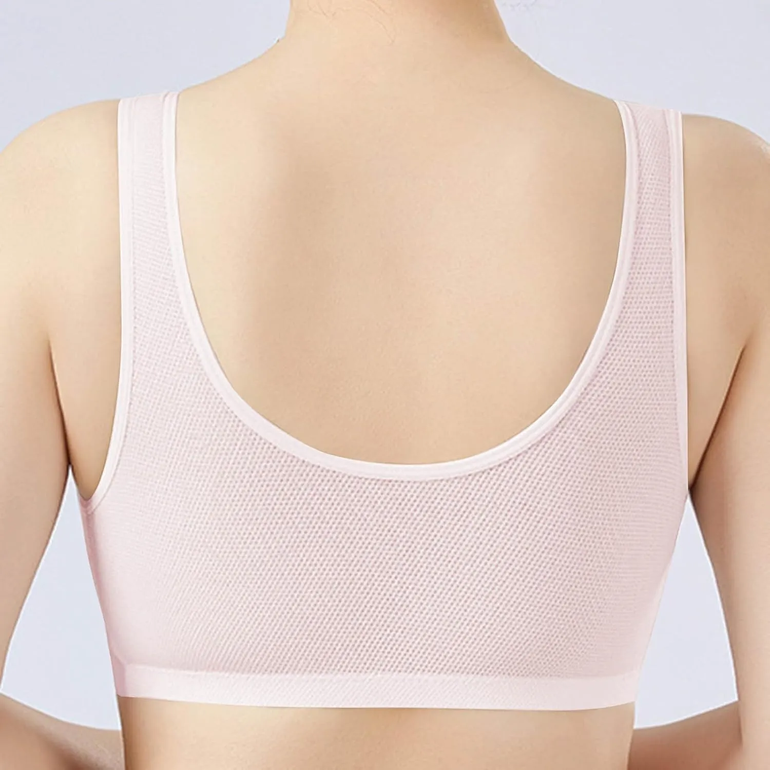 Anti-Sagging Breathable Sports Bras for Women Cooling Comfort Bralette with Wireless High Impact Support Bra for Workout