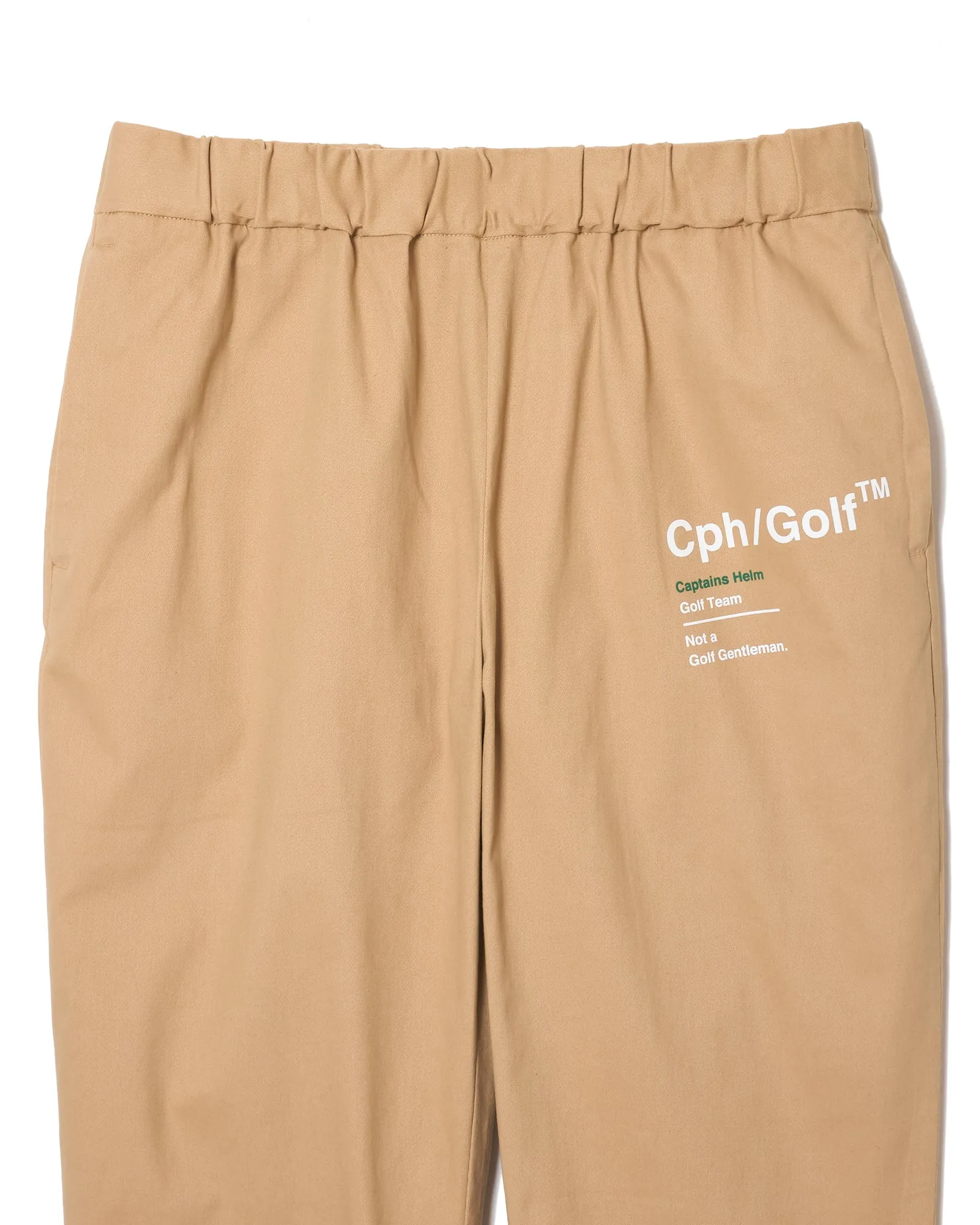 #COTTON TRACK JOGGER PANTS BEIGE