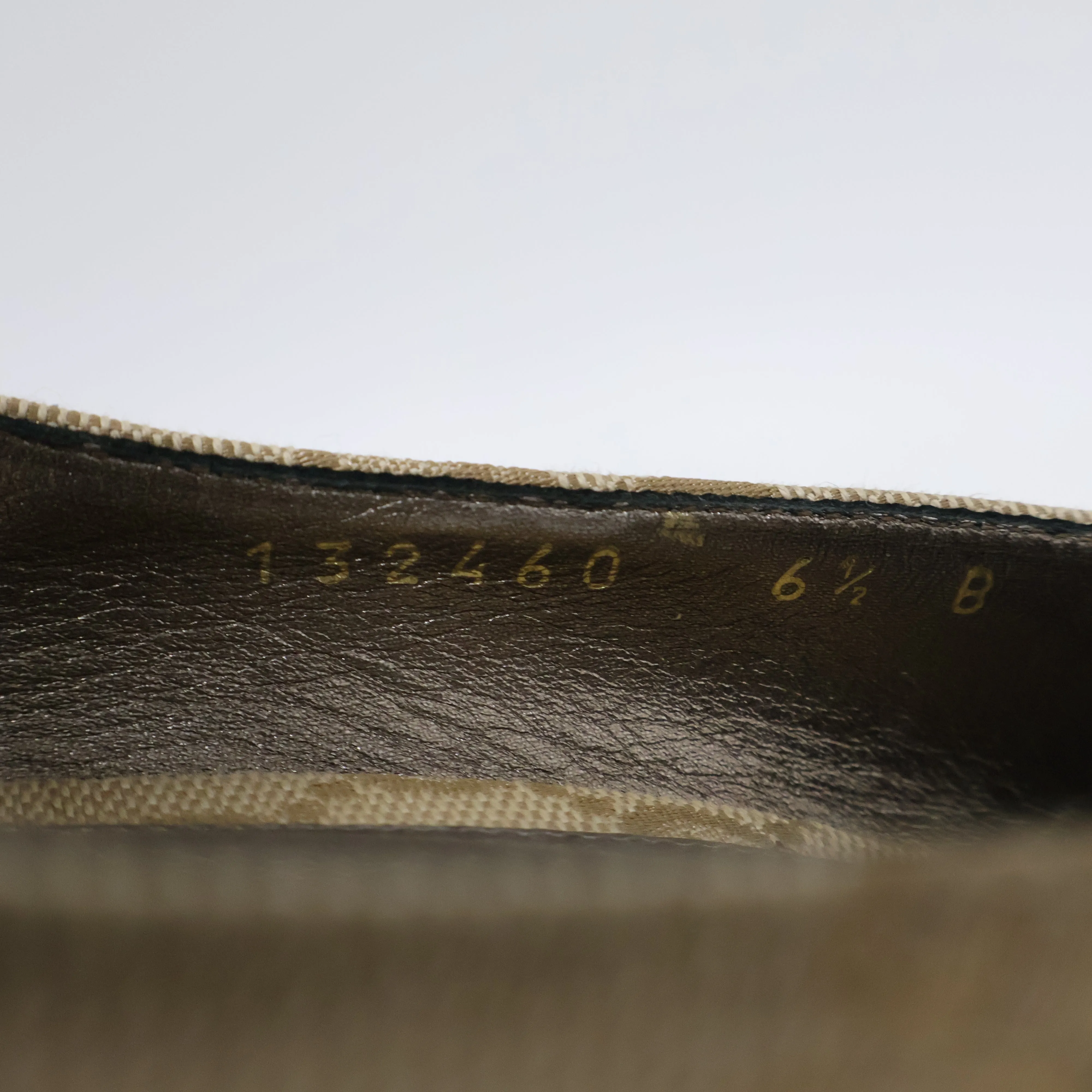 Gucci Horse Bit Peep Toe Heels 36.5