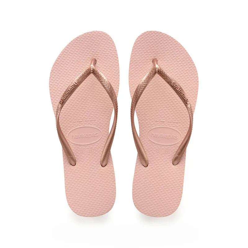 HAVAIANAS Slim Flip Flops - Ballet Rose