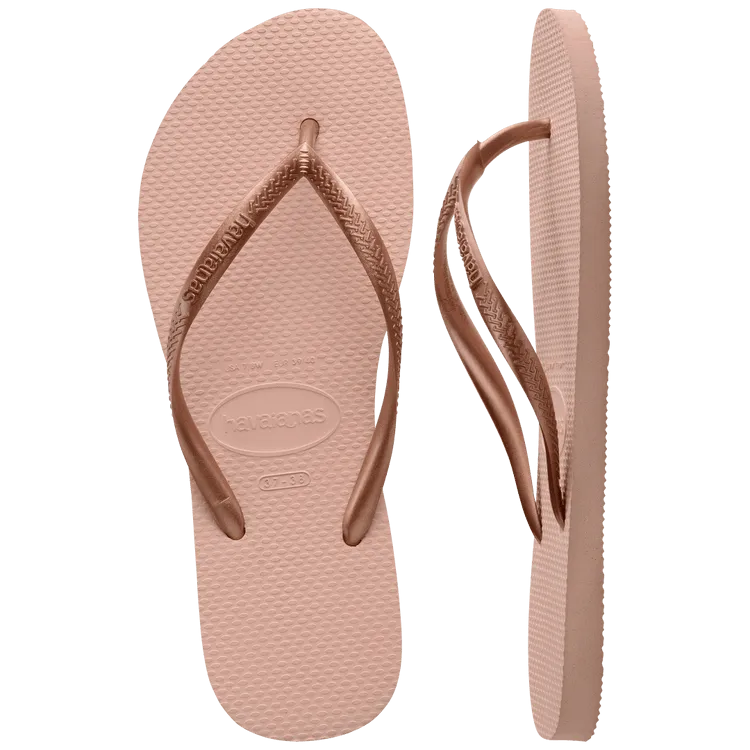HAVAIANAS Slim Flip Flops - Ballet Rose