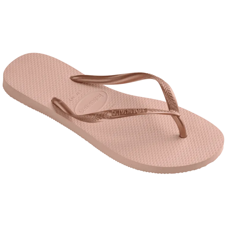 HAVAIANAS Slim Flip Flops - Ballet Rose