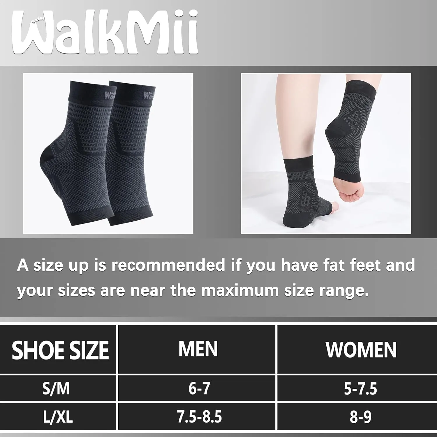 Heel Protector Compression Sleeve Socks for Cracked Heels, Heel Spurs, Tendinitis, and Heel Pain, Heel Cushions Cups for Women and Men-1 Pair