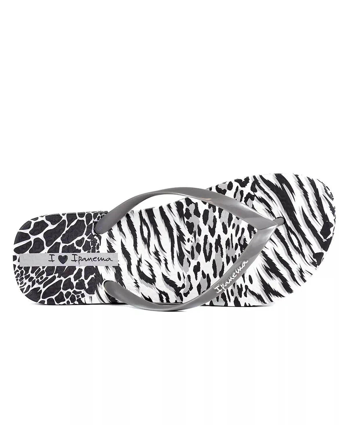 Ipanema Womens Animale Print II Grey Black