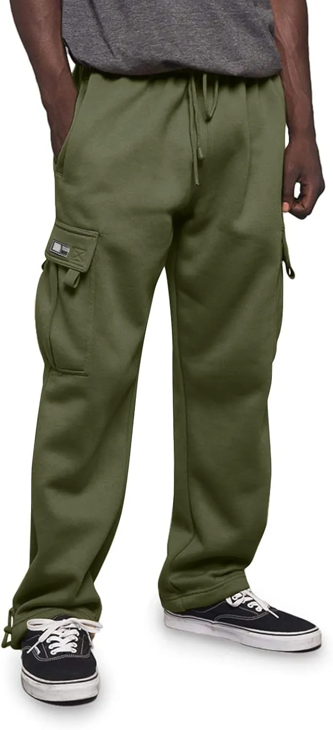 LCMTWX Mens Joggers Solid Pants Casual Jogging Sports Elastic with Pockets Men's Men's Pants Athletic Loose Fit