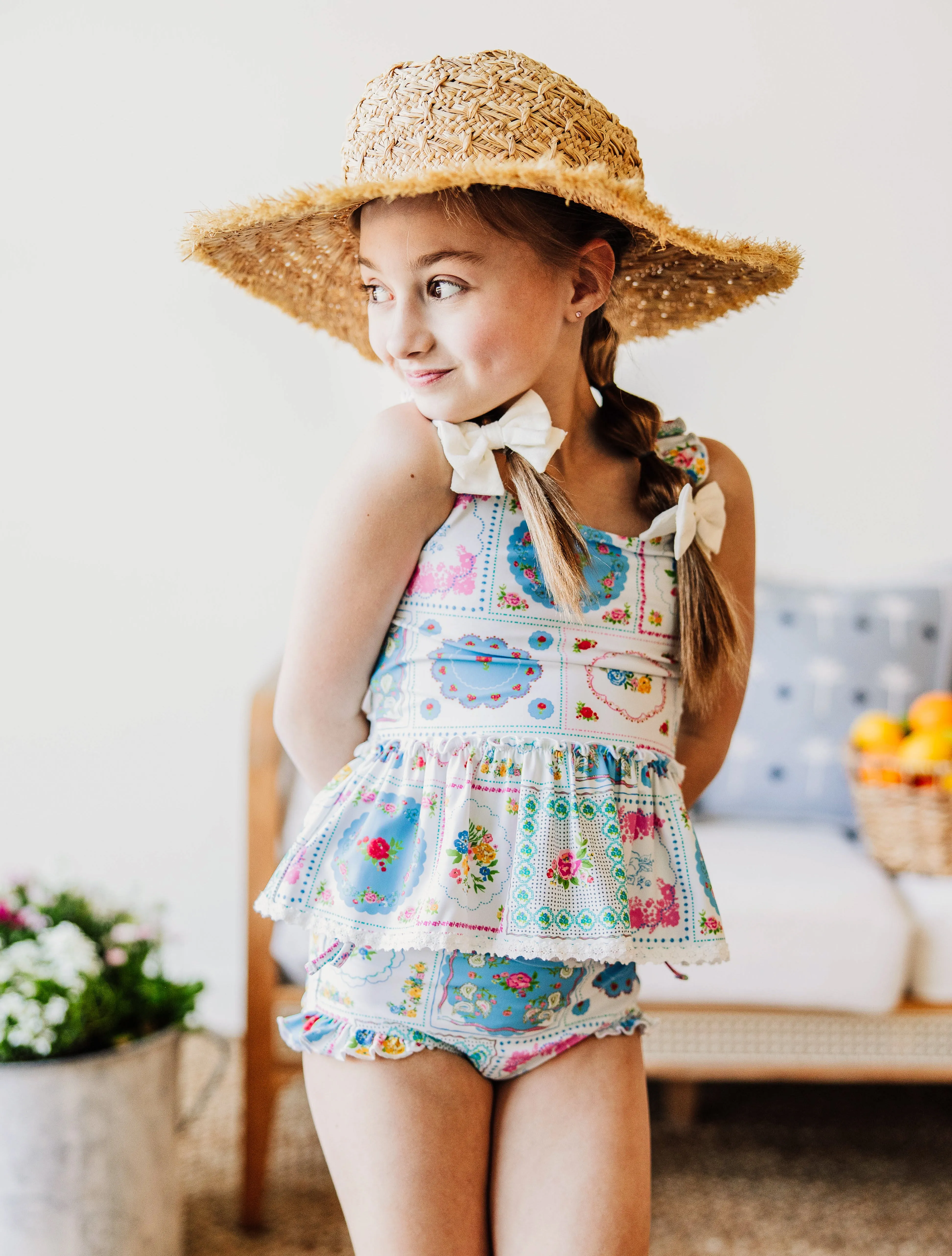 Maddi Tankini - Spring Patchwork