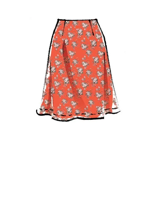 McCall's Pattern M8068 Misses' Skirts in Three Lengths