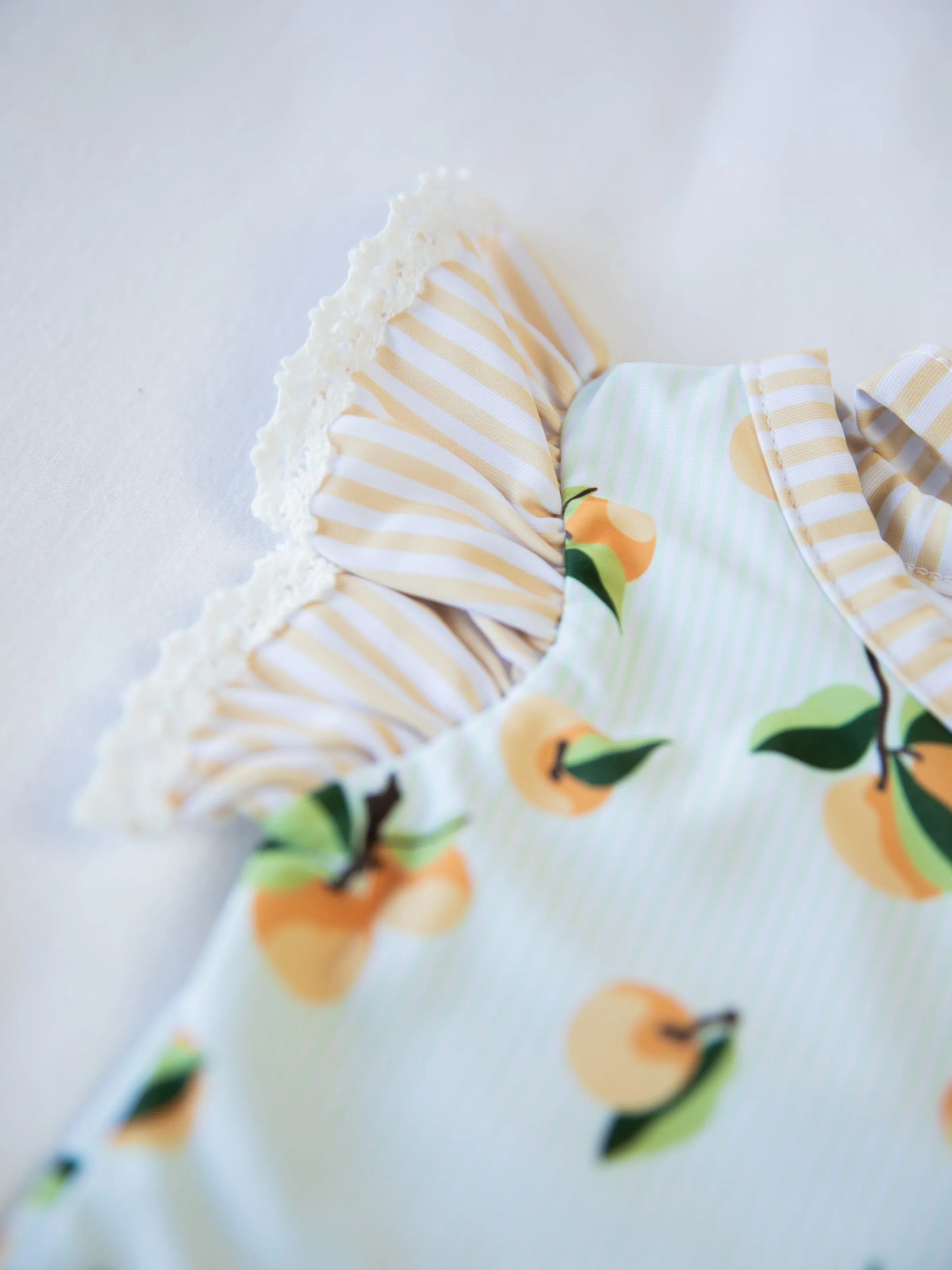 Miki Rash Guard - Oranges Stripe