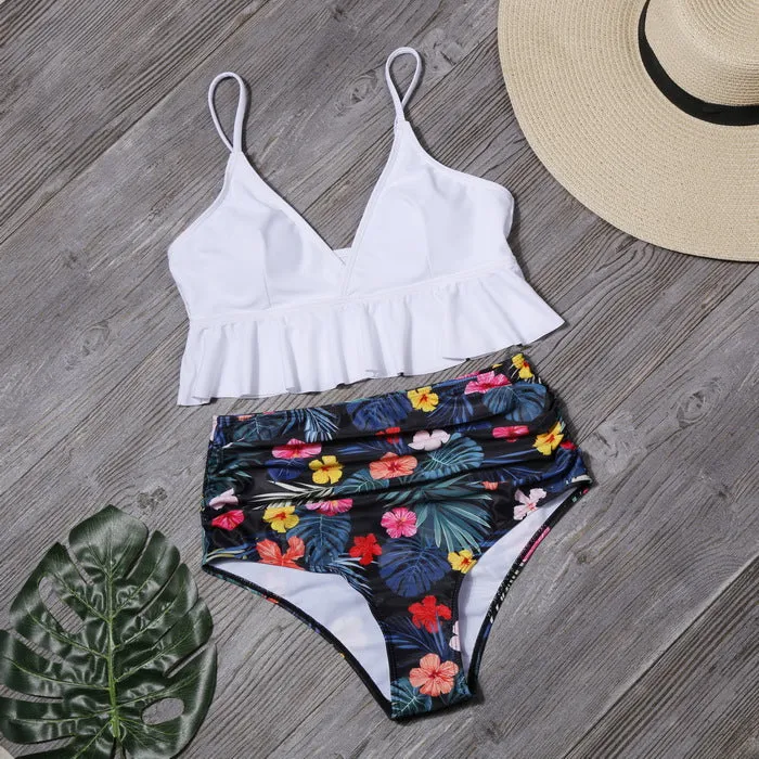 Ruffled swimwear