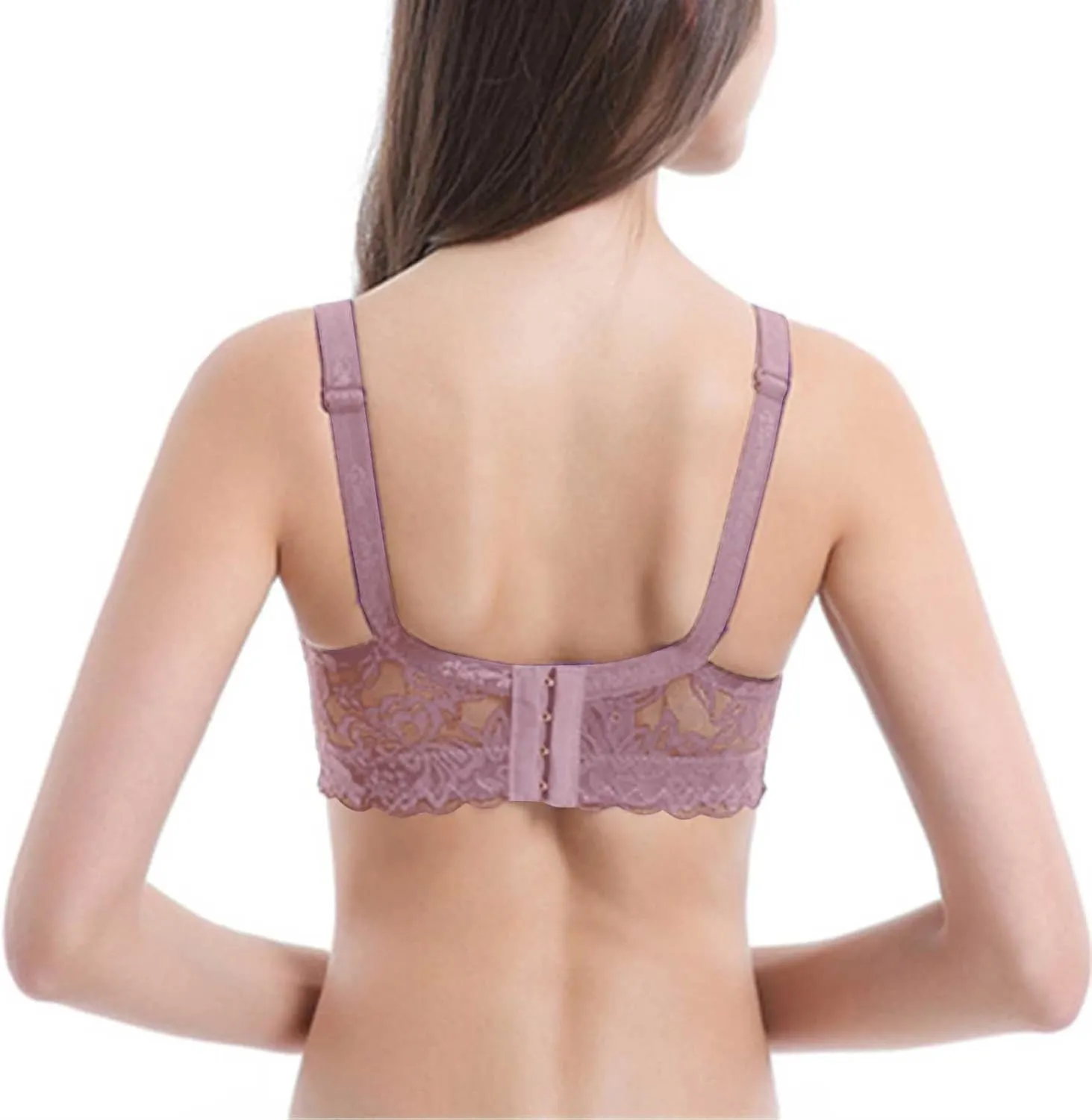 Sexy Bras for Women Push Up Full Coverage Bras High Support Seamless No Underwire Gathering Breathable Casual Bralettes
