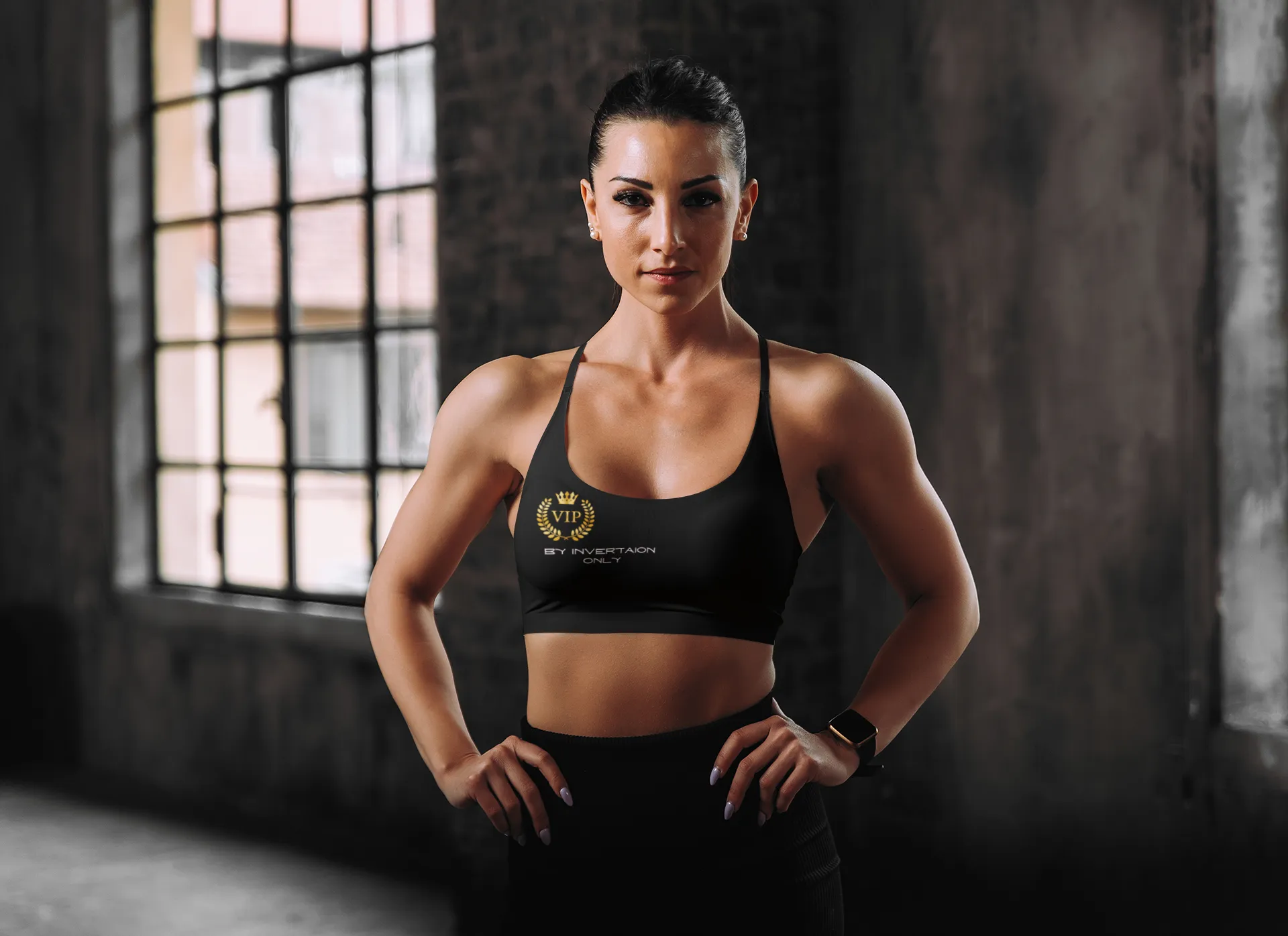 Sports Bra ( VIP By invitation only ) Black