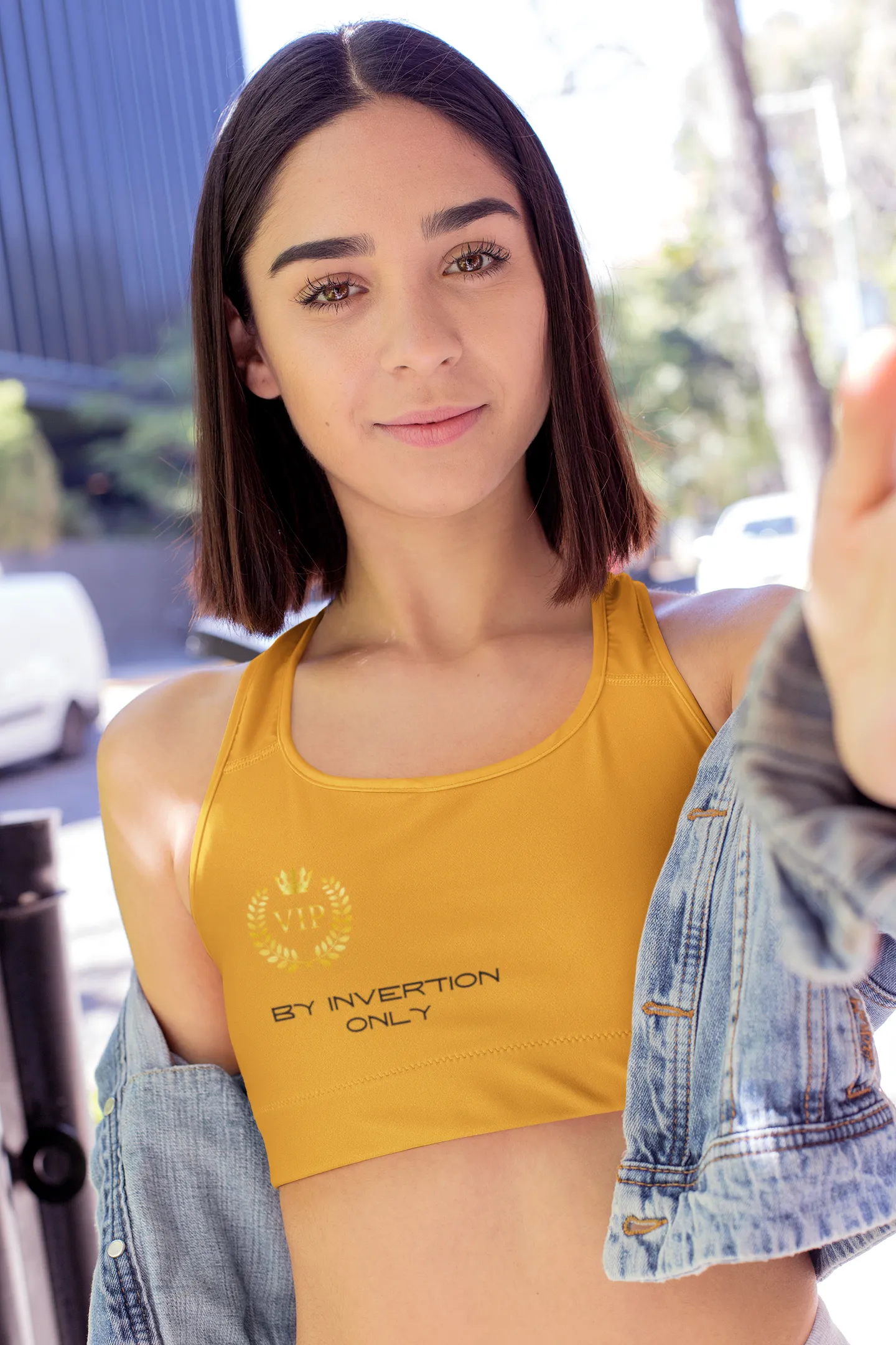 Sports Bra ( VIP By Invitation Only ) Orange
