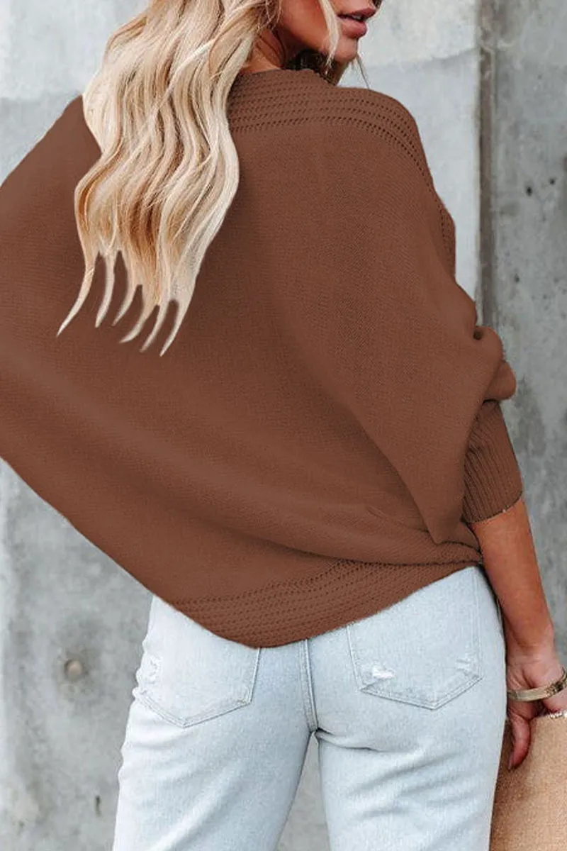 Street Solid Solid Color V Neck Tops