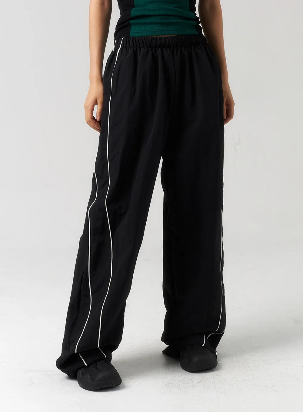 Stripe Nylon Track Pants CU323