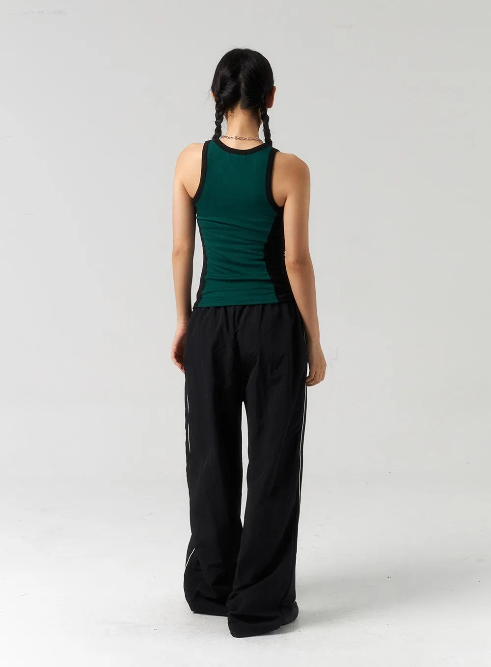 Stripe Nylon Track Pants CU323