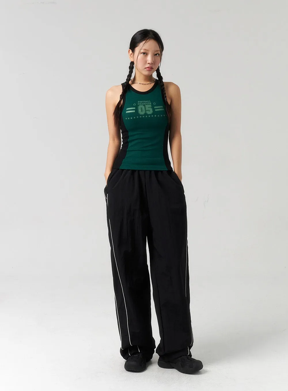 Stripe Nylon Track Pants CU323