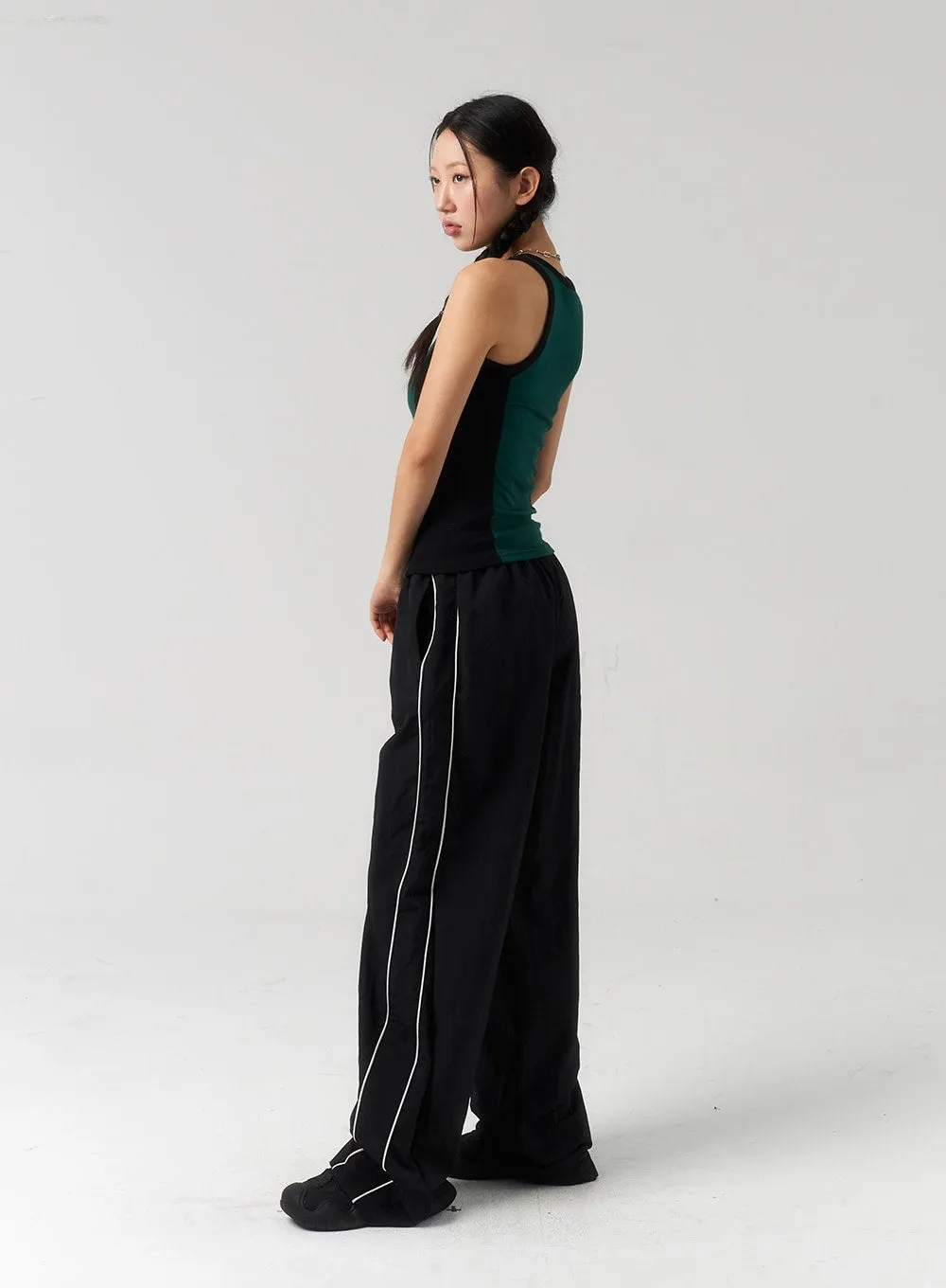 Stripe Nylon Track Pants CU323
