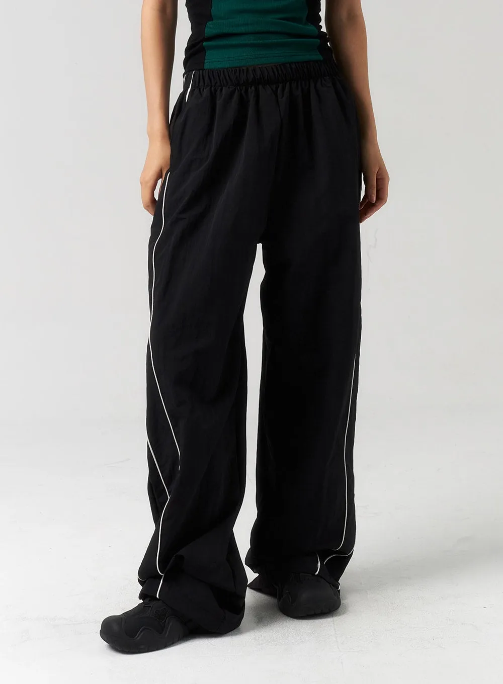 Stripe Nylon Track Pants CU323