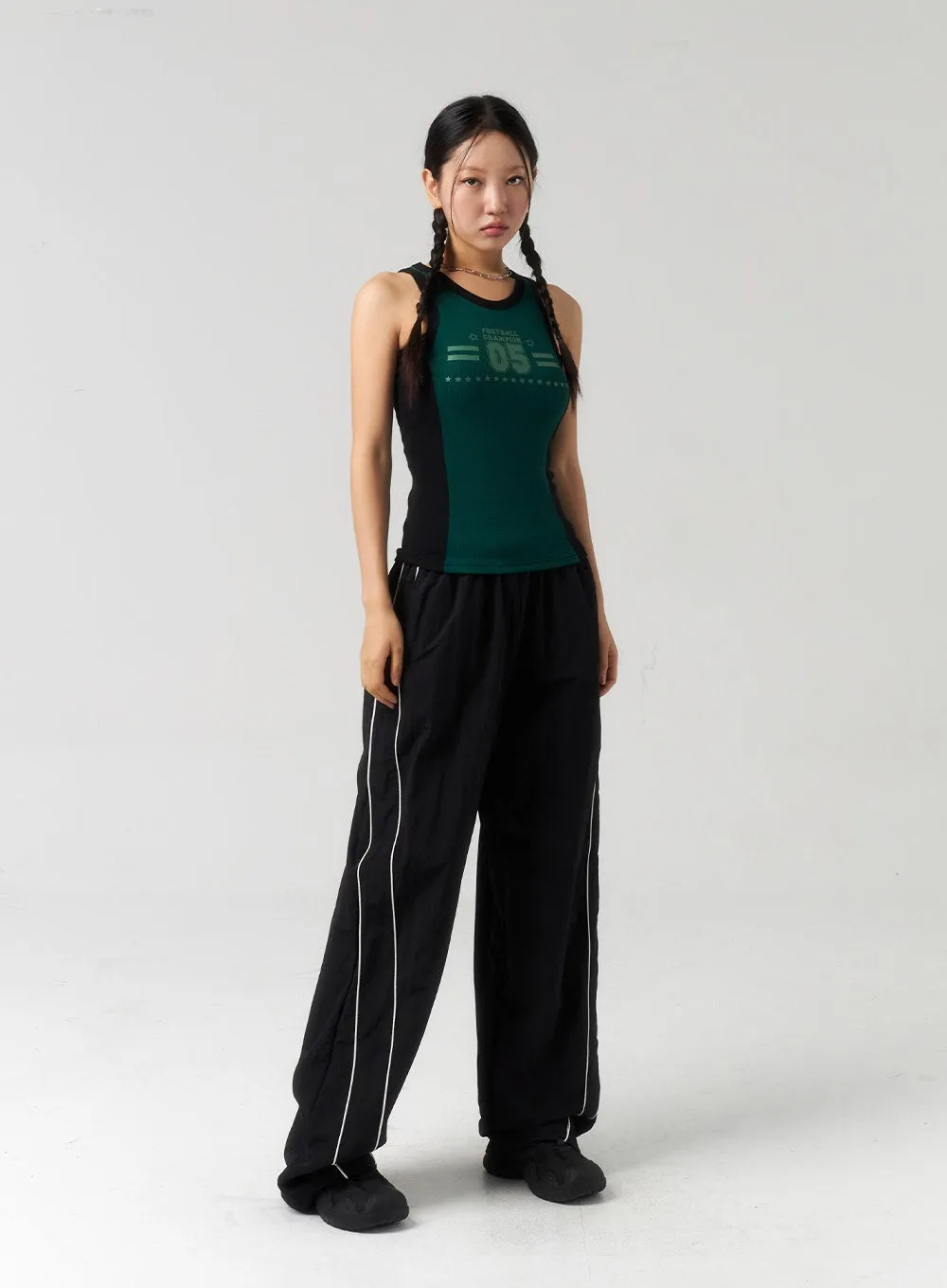 Stripe Nylon Track Pants CU323