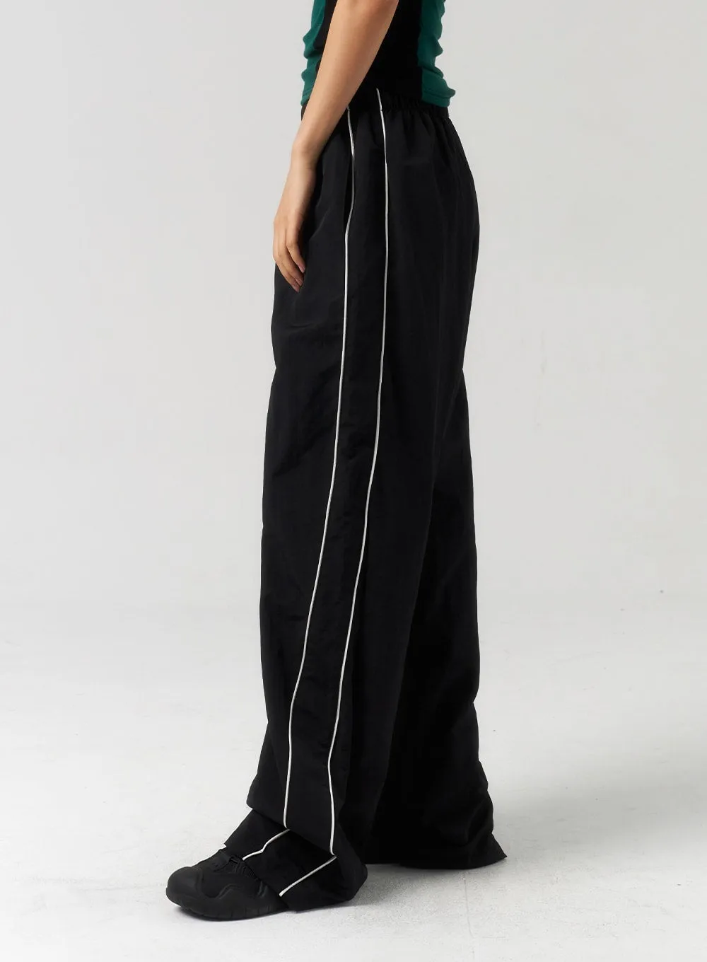 Stripe Nylon Track Pants CU323