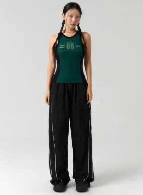 Stripe Nylon Track Pants CU323