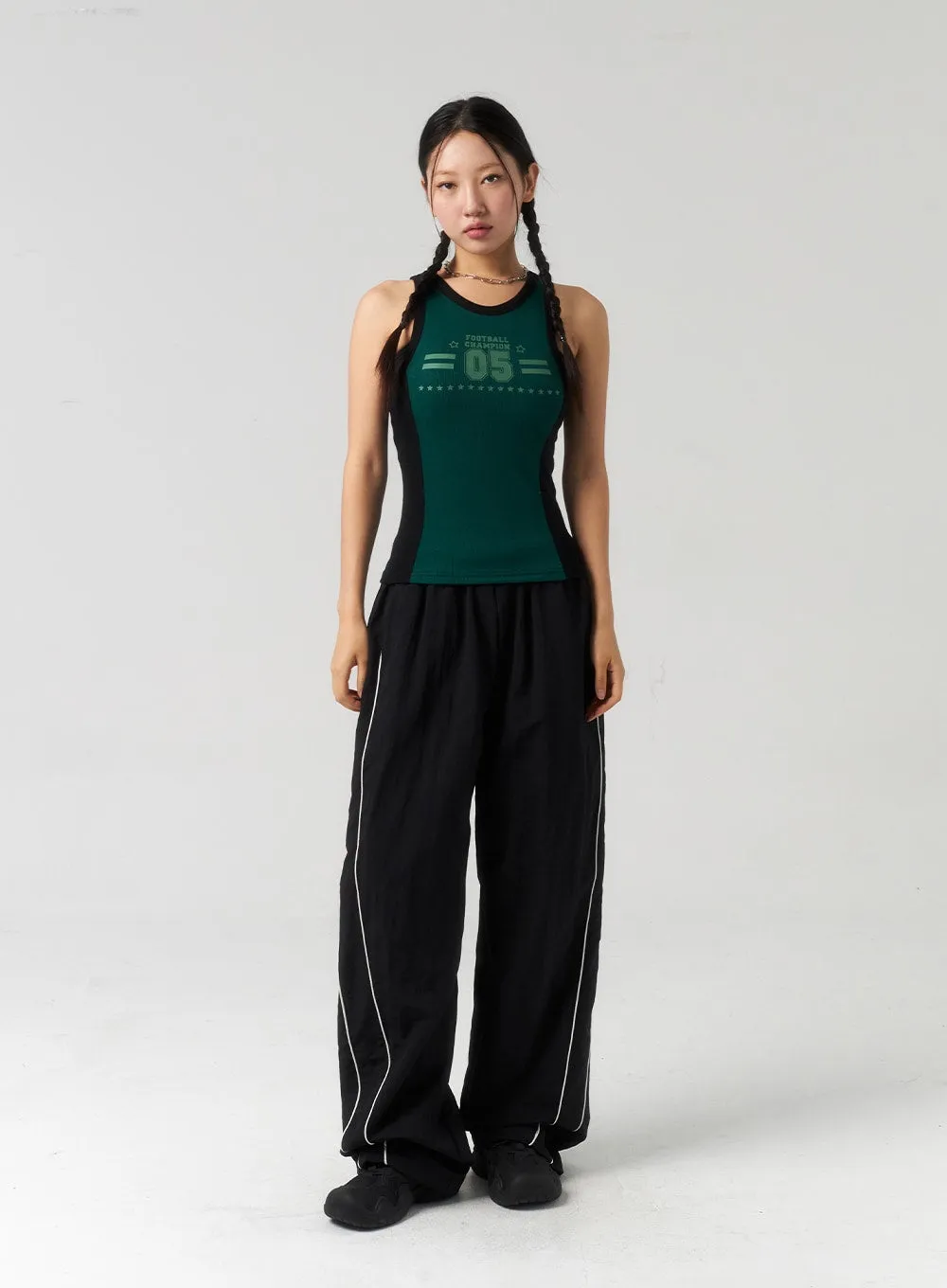 Stripe Nylon Track Pants CU323