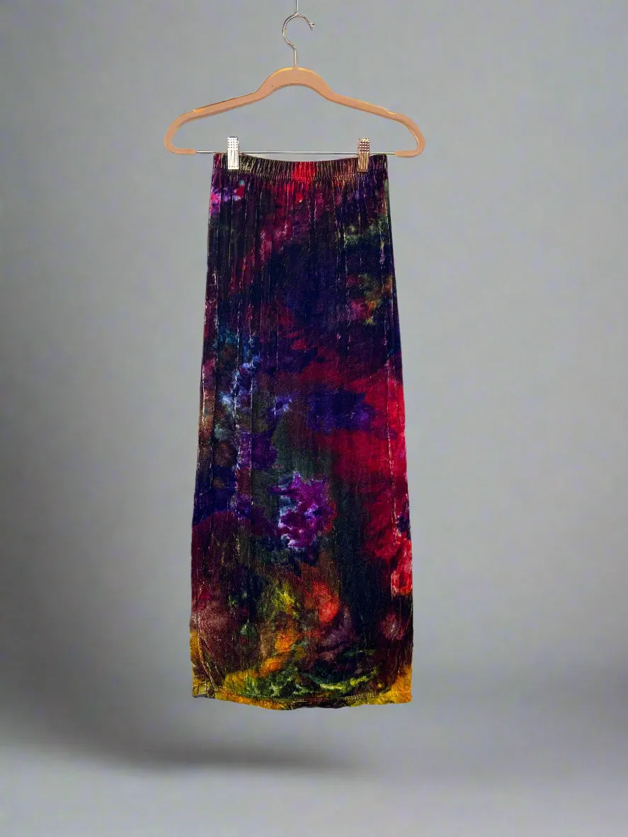 Velvet Maxi Skirt