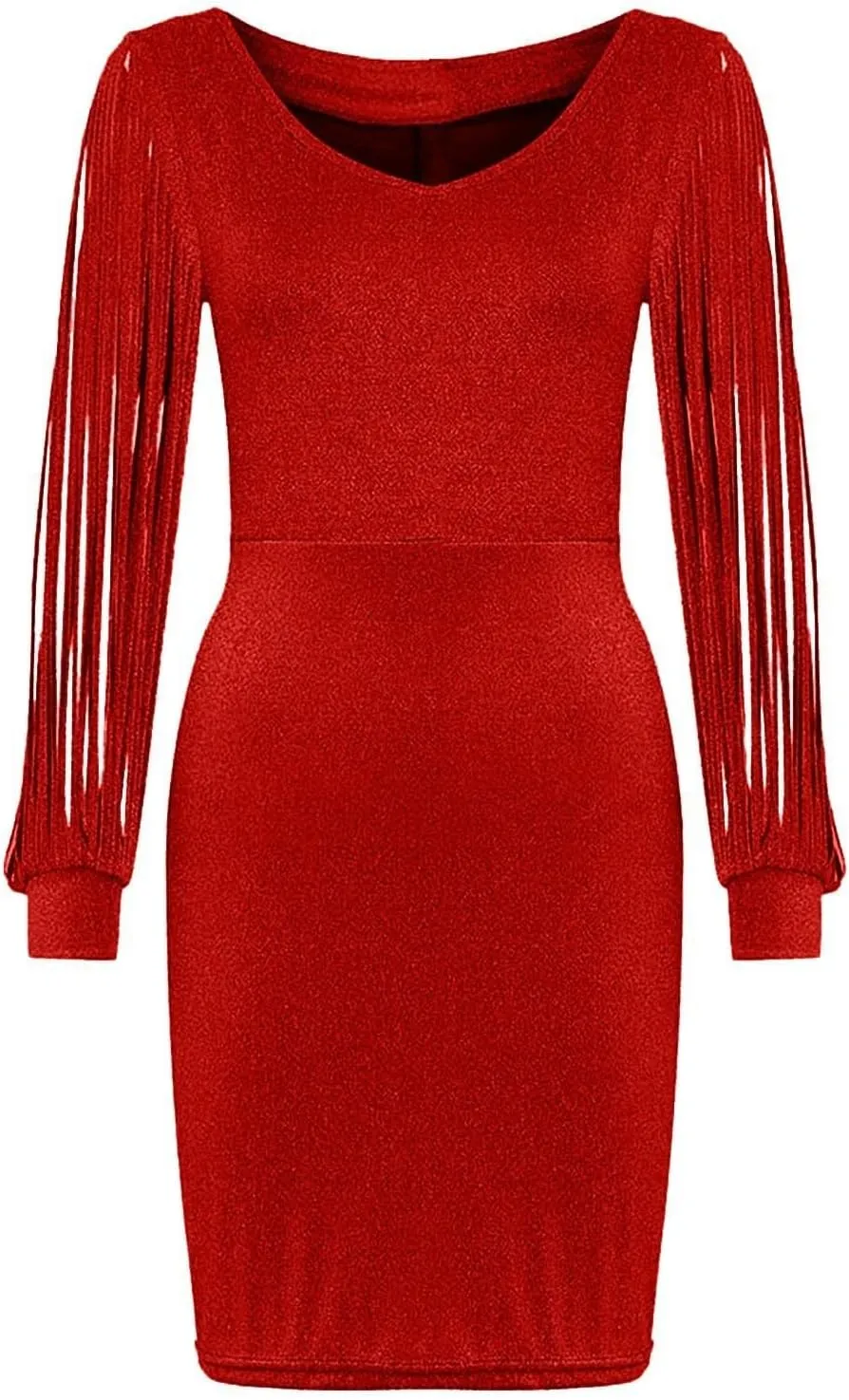 Women's Maxi Dresses 2025 Sexy Elegant Trendy V-Neck Sequins Split Slim Bodycon Prom Party Cocktail, S-3XL